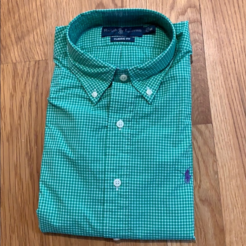 Green Checked Ralph Lauren - Classic Fit